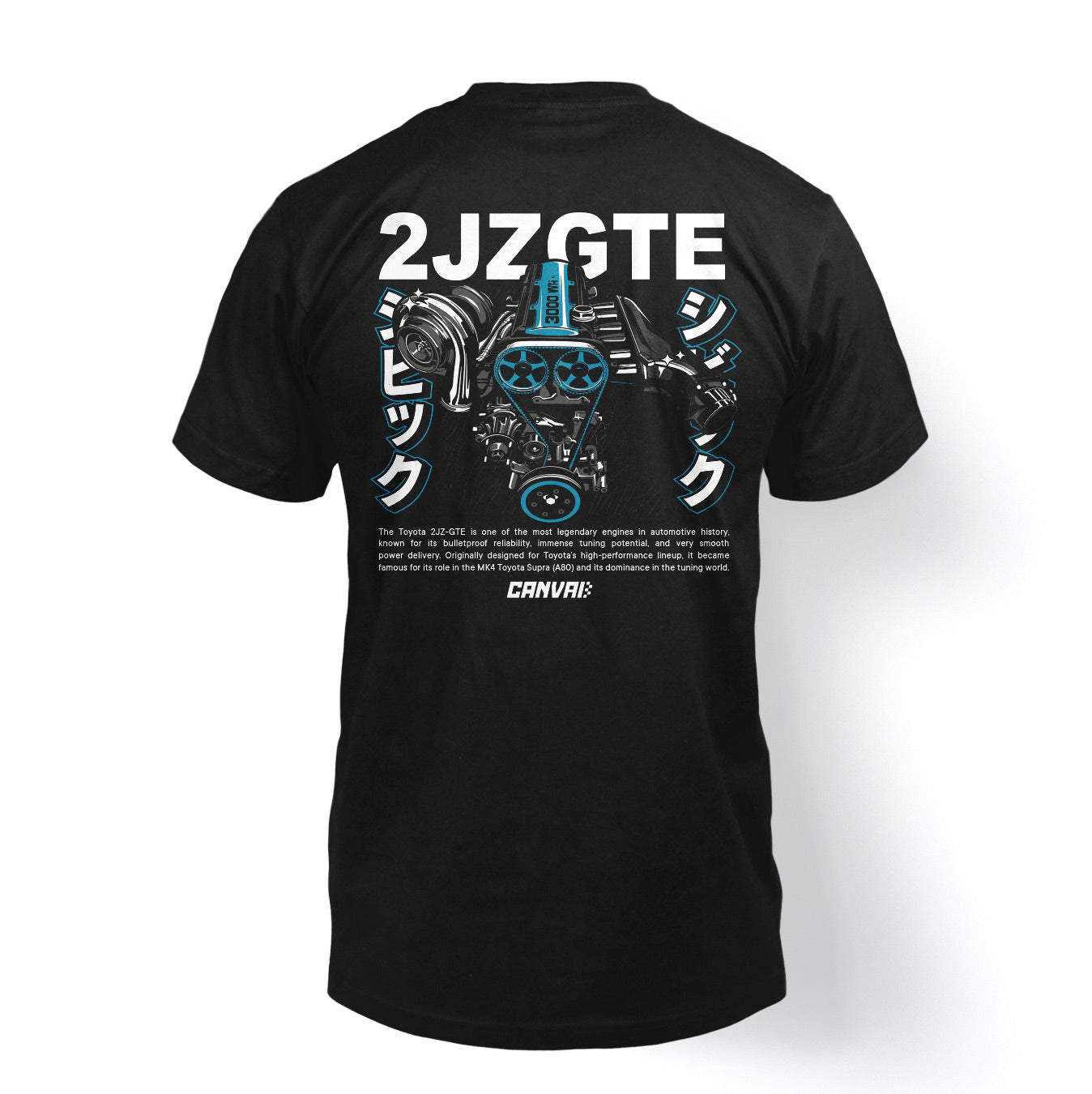 T-shirt "2JZ" in Black