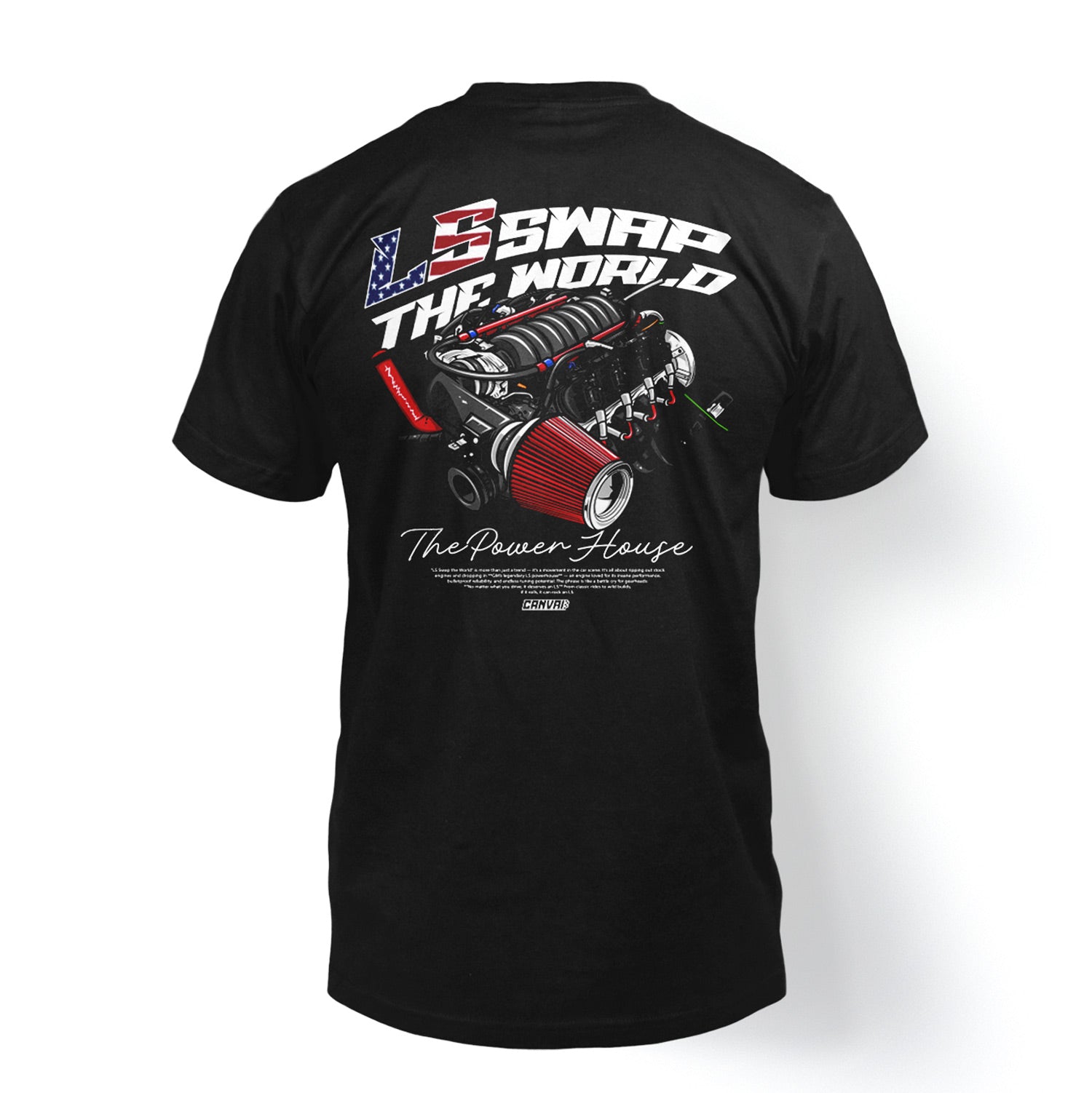 T-shirt "LS World" in Black