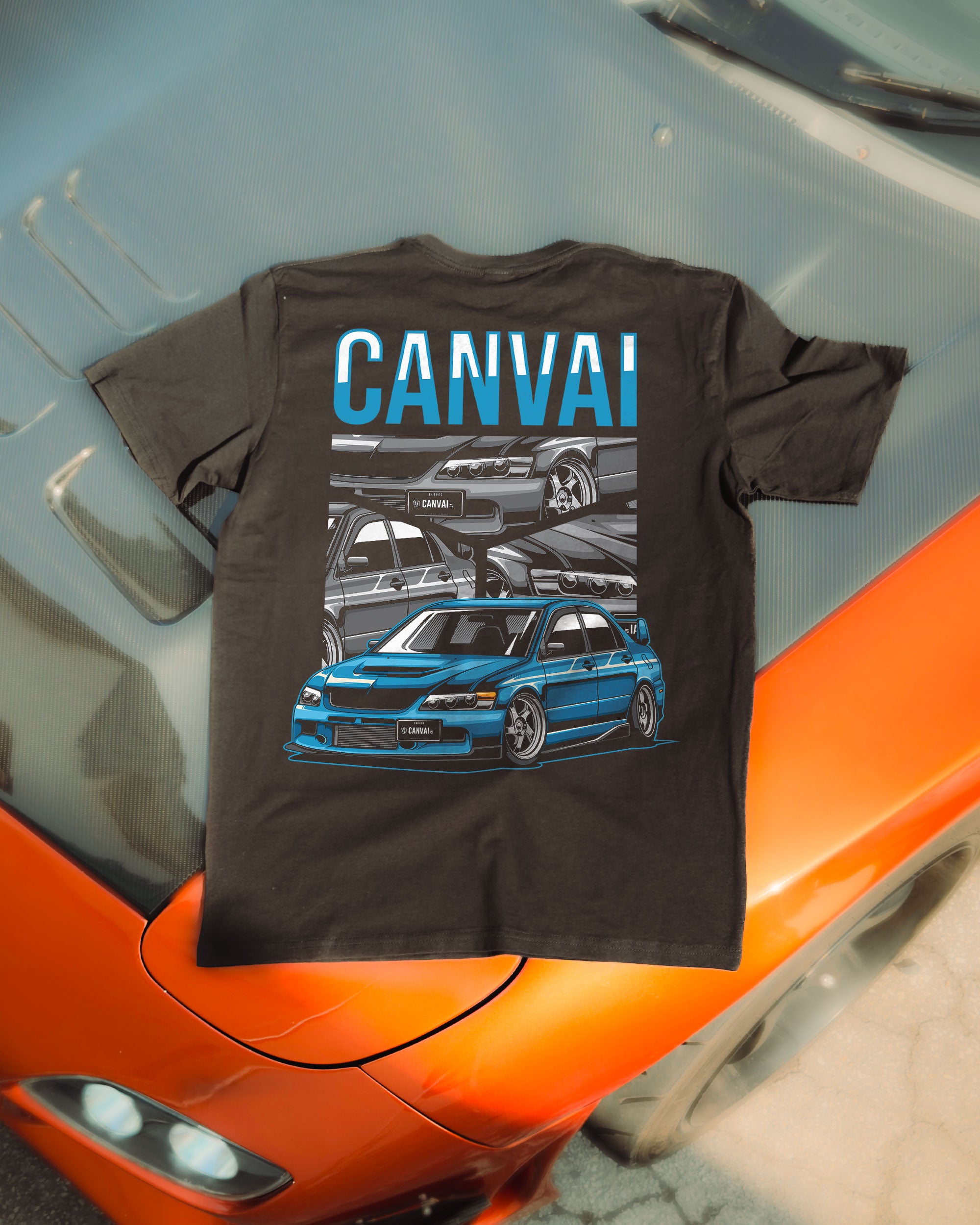 T-shirt Evo in Black