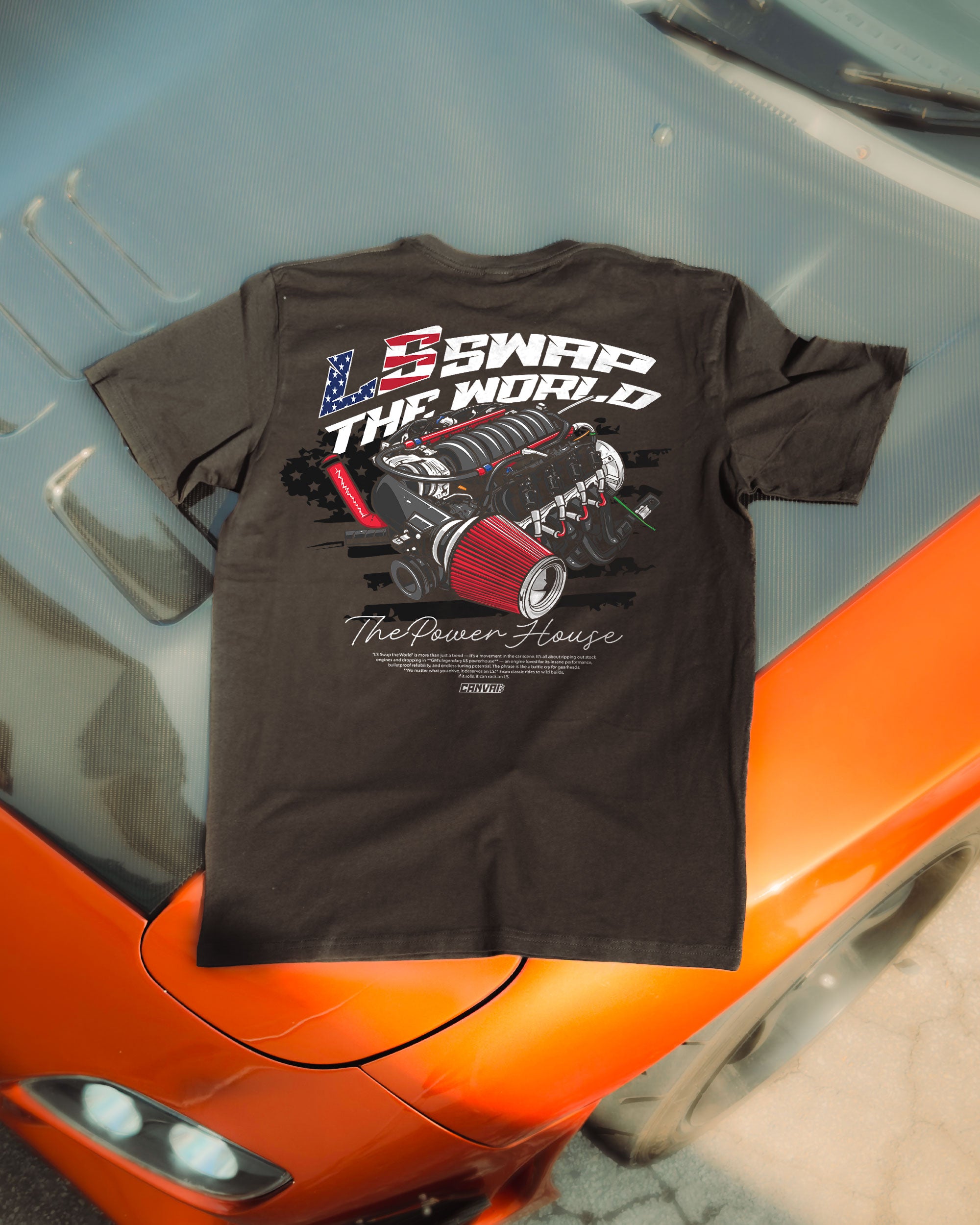 T-shirt "LS World" in Black