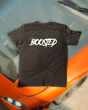 T-shirt "Stay Boosted" in Black