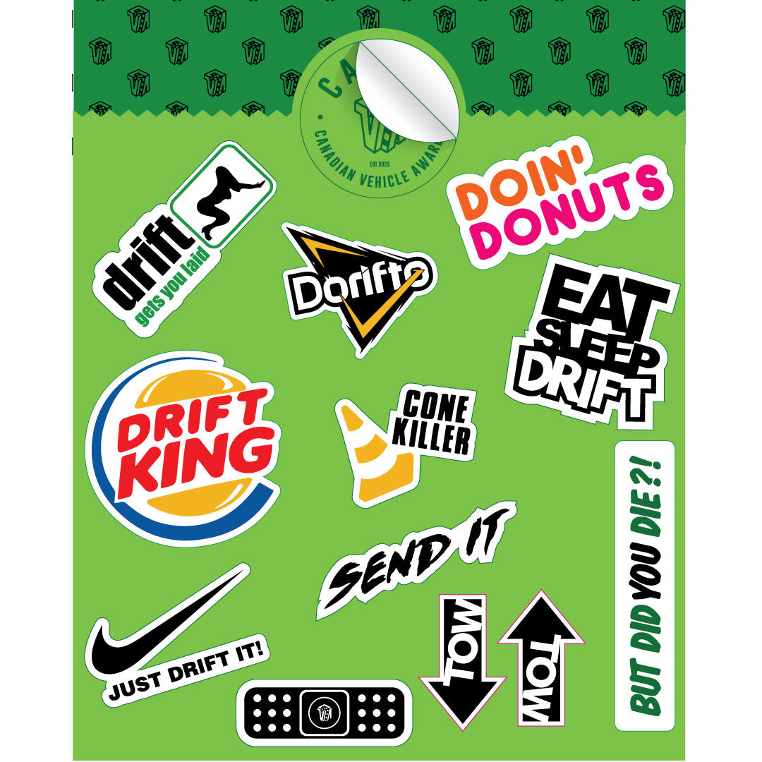Sticker Gang Sheet - Drift