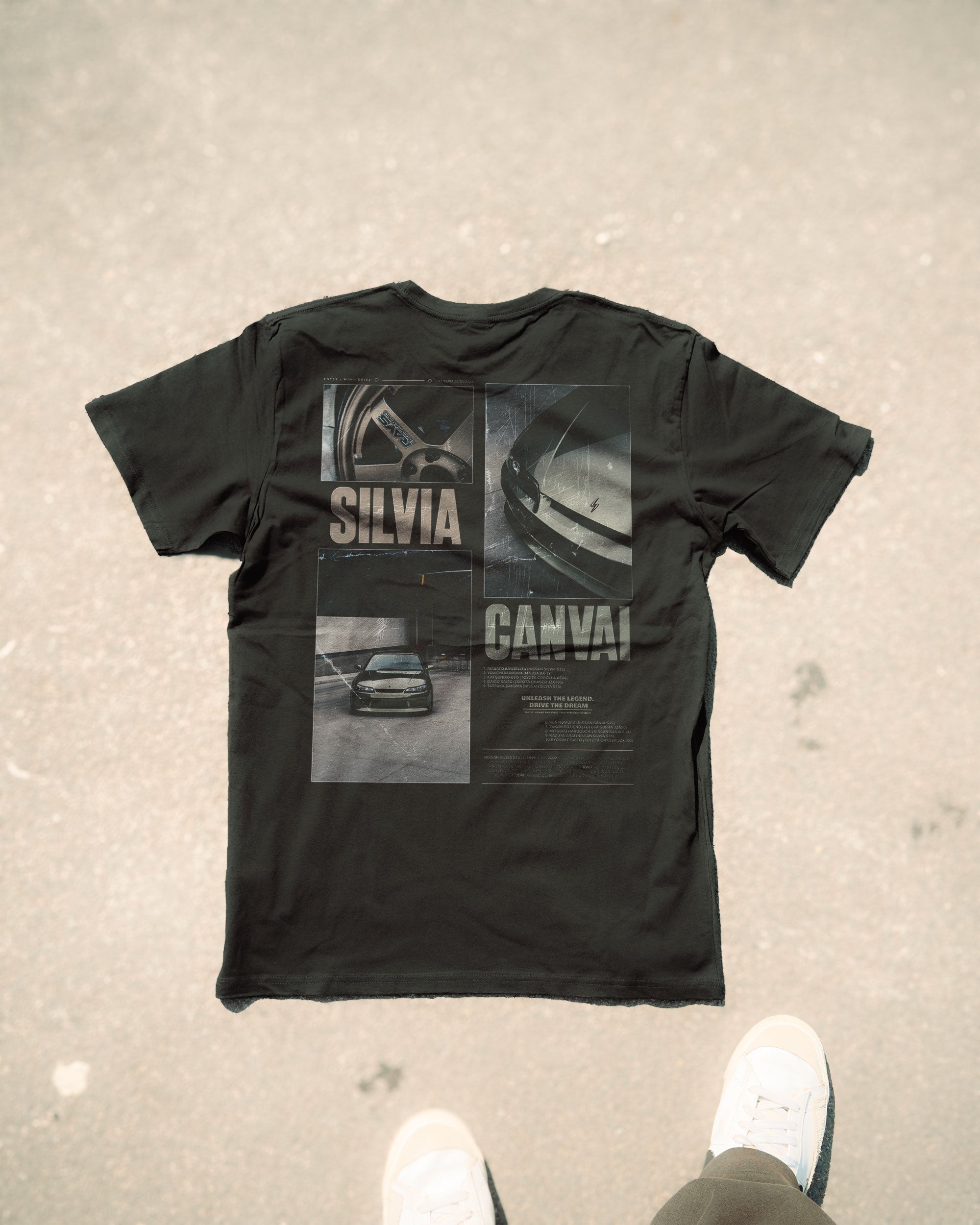 T-shirt Silvia S15 Poster ( Members only ) in Black