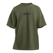 Drop Shoulder T-shirt "Euro Spec" in Khaki - Canvai