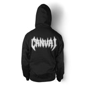 Unisex Hoodie "Canvai Core Reflective" in Black