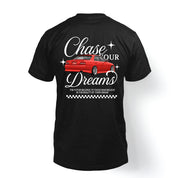 T-shirt "Chase Your Dreams" in Black