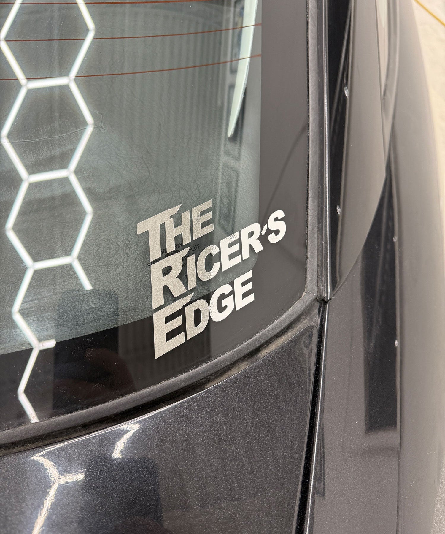 Decal "TheRicersEdge" Chrome - Canvai
