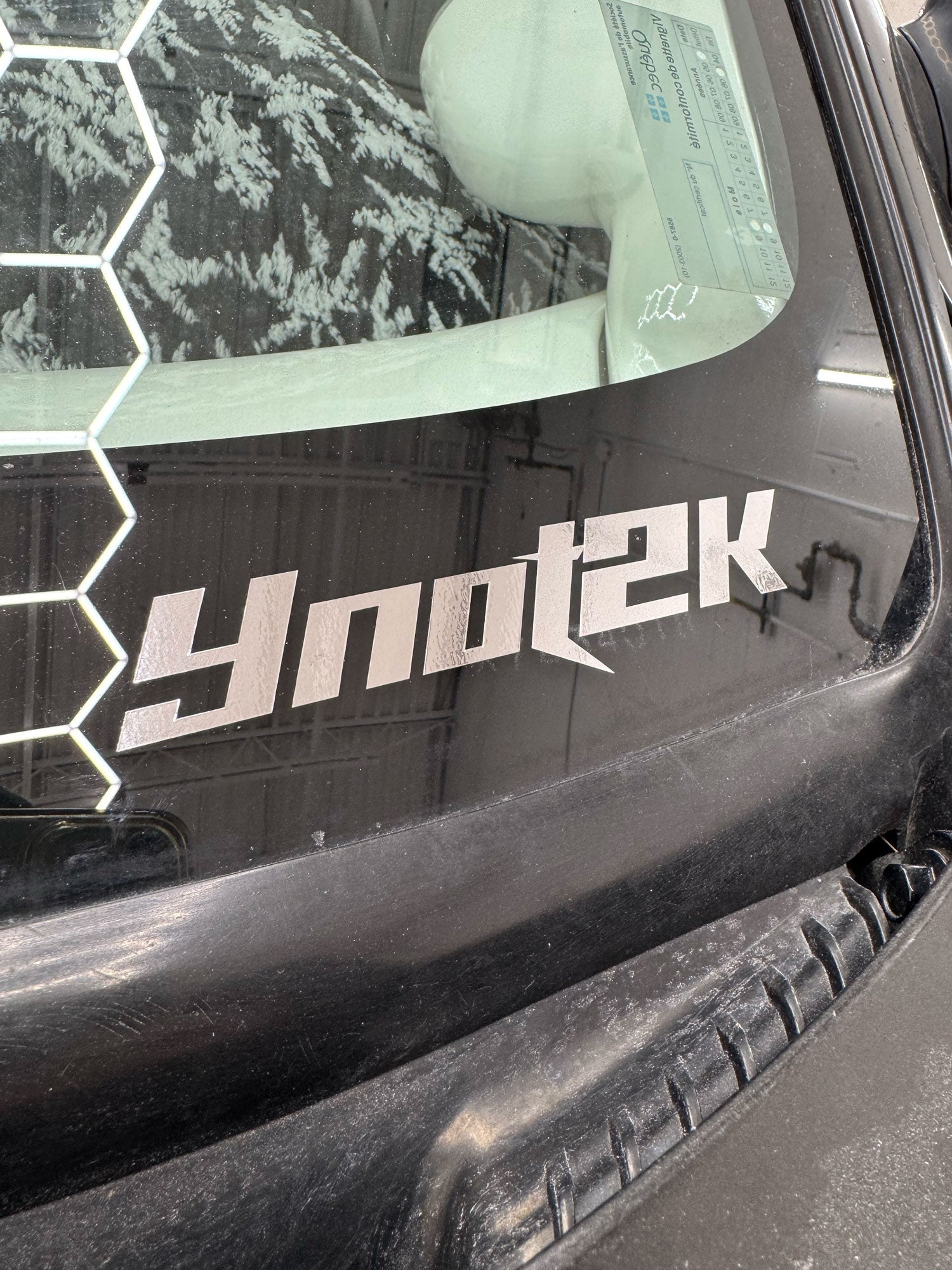 Decal "Ynot2K" Chrome - Canvai
