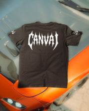 Drop Shoulder T-shirt "Canvai Core" in Black - Canvai