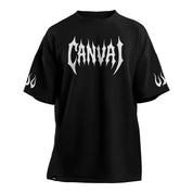 Drop Shoulder T-shirt "Canvai Core" in Black - Canvai