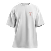 Drop Shoulder T-shirt "I Need A Chaser" in White - Canvai