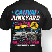 T-shirt "Junkyard" in Black