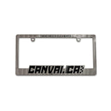 License Plate Frame CANVAI in Chrome ( MEMBER ONLY )