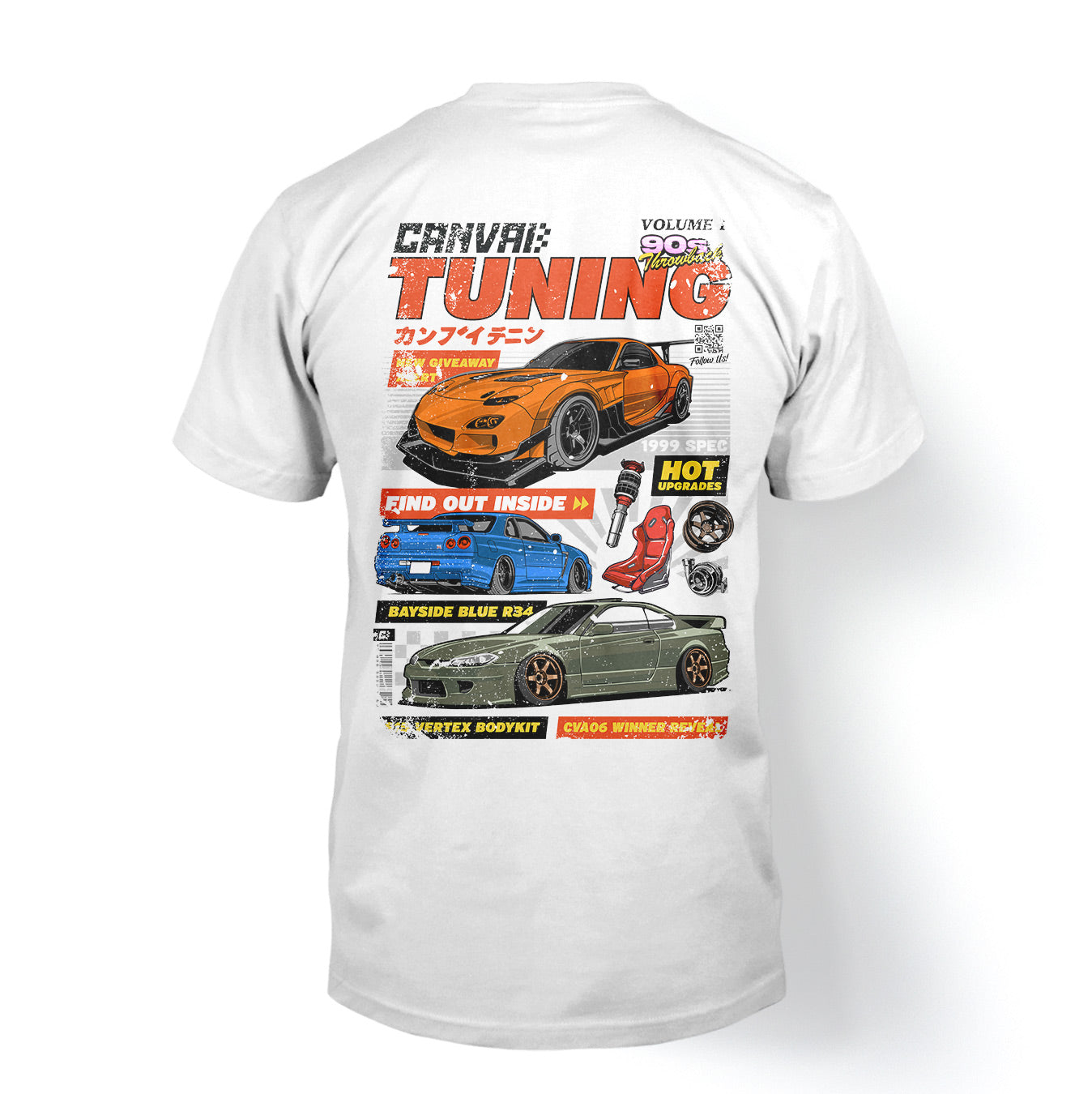 T-shirt "Magazine" in White