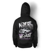 Unisex Hoodie "In Diesel We Trust" in Black