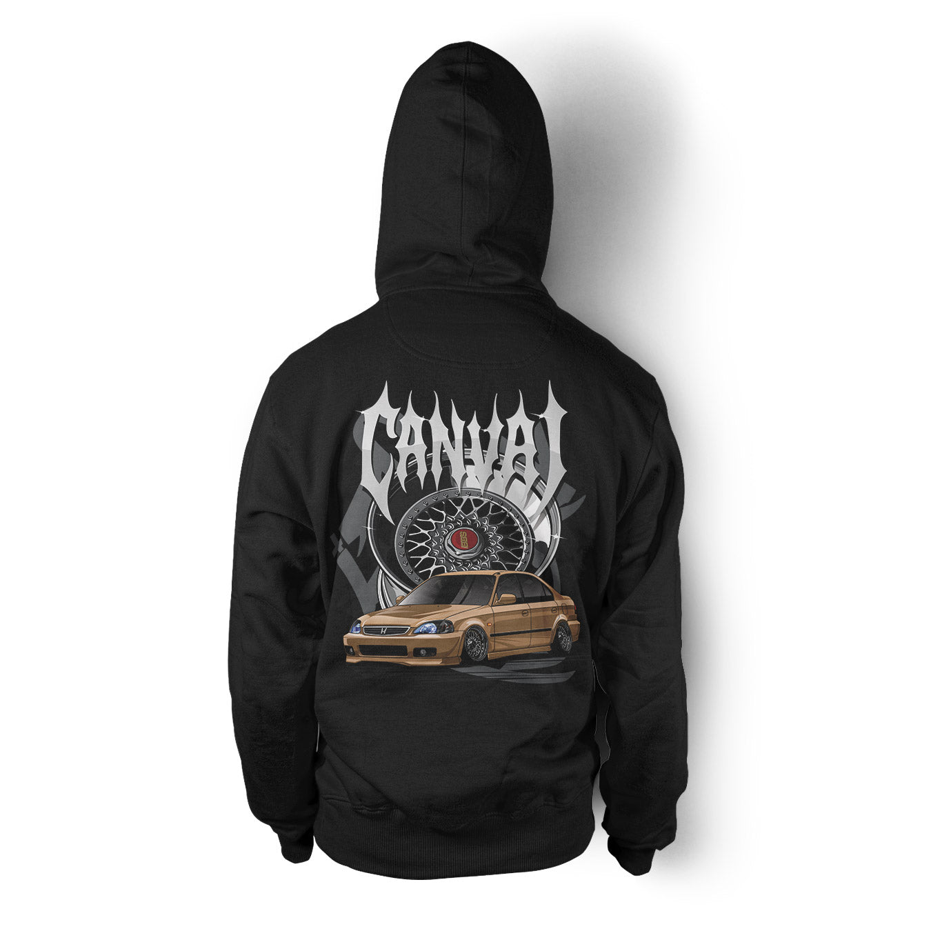 Unisex Hoodie "Golden ERA" in Black