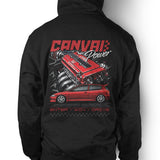Unisex Hoodie "VTEC Power" in Black