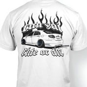 T-shirt "Ride or Die" in White