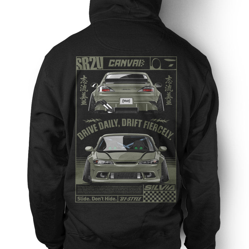 Unisex Hoodie "S15 Legend" in Black