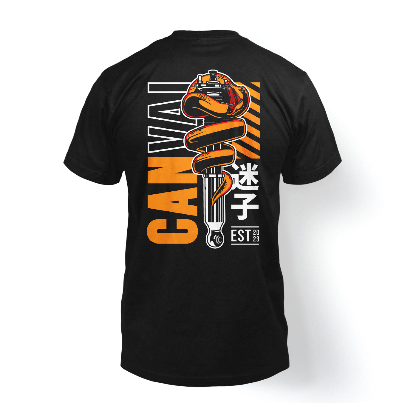 T-shirt "Coiled" in Black