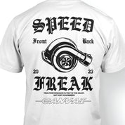 T-shirt "Speed Freak" in White