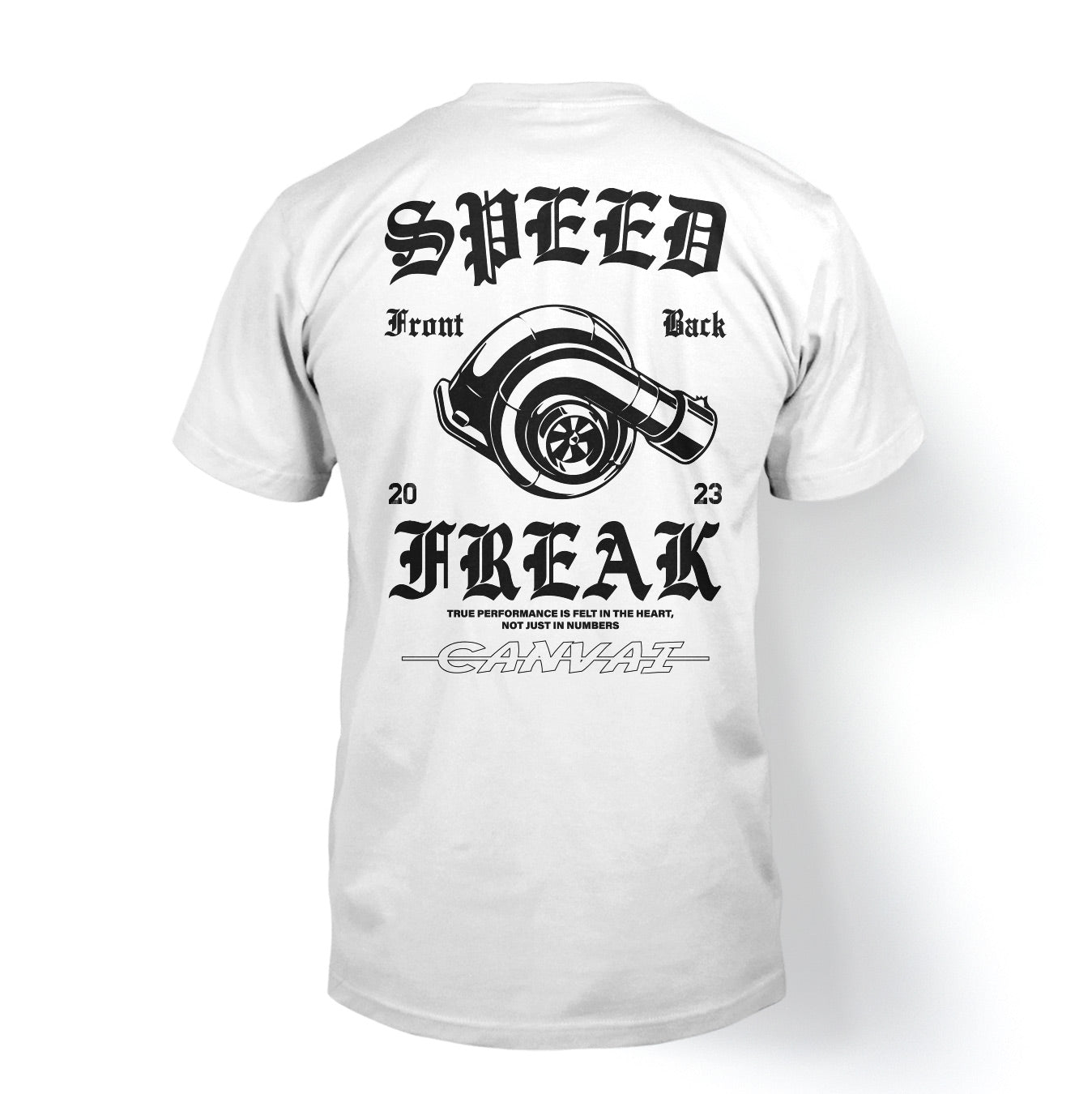 T-shirt "Speed Freak" in White