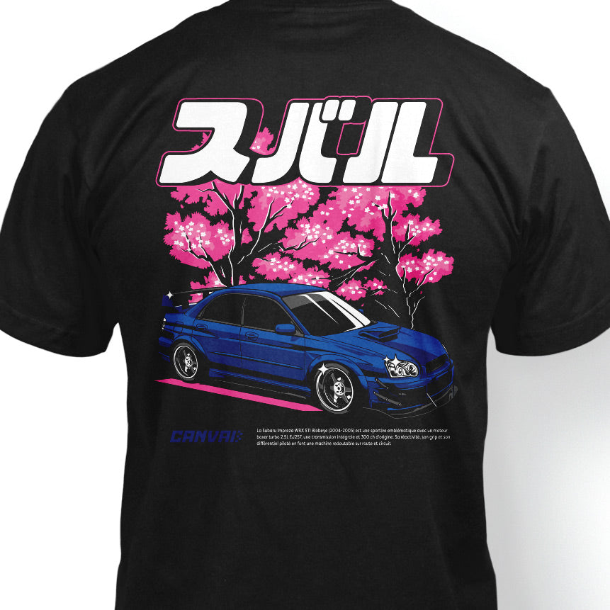T-shirt "Subaru Blobeye" in Black