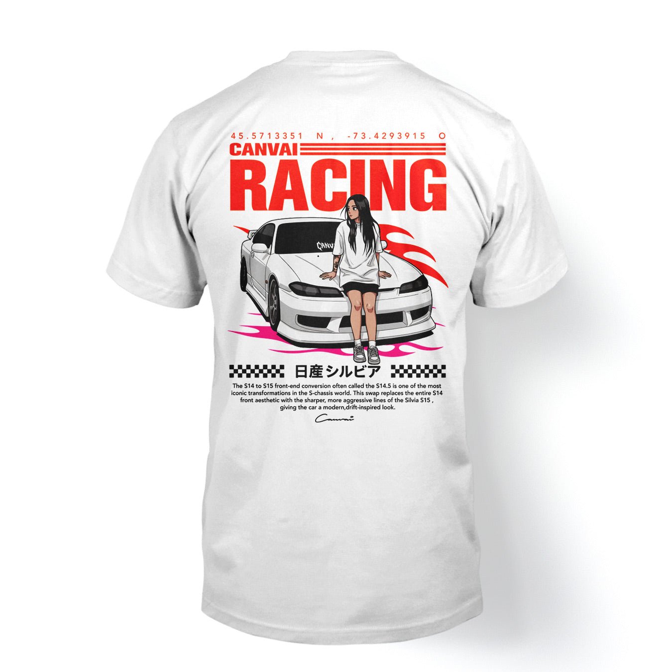 T-shirt "Alyson" in White - Canvai