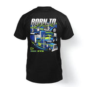 T-shirt "Born to Haul" in Black - Canvai