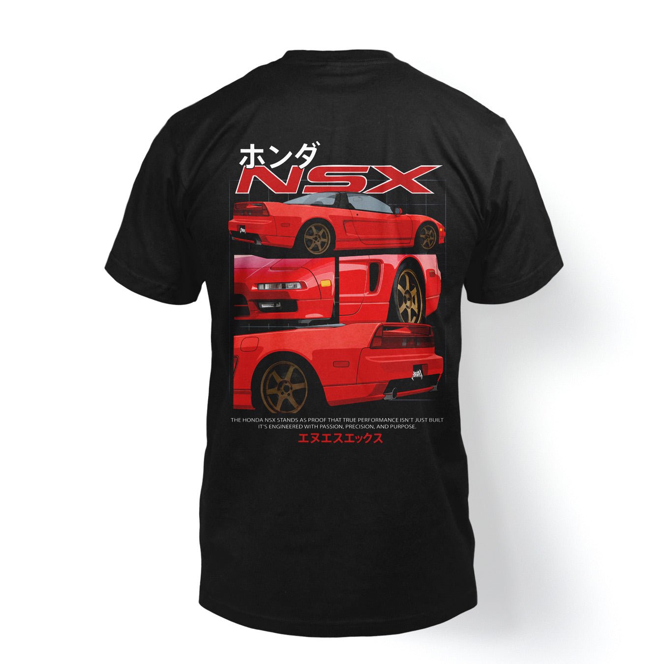 T-shirt "Domdub NSX" in Black - Canvai