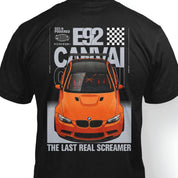 T-shirt "E92 Screamer" in Black - Canvai