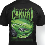 T-shirt "GT86 Midori Spec" in Black - Canvai