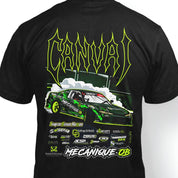 T-shirt "JRT DRIFT" in Black - Canvai