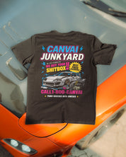 T-shirt "Junkyard" in Black - Canvai