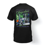 T-shirt "Keep on Truckin" in Black - Canvai