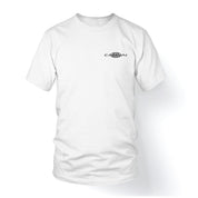 T-shirt "Less Talk" in White - Canvai