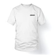 T-shirt "Less talk more racing" in White - Canvai
