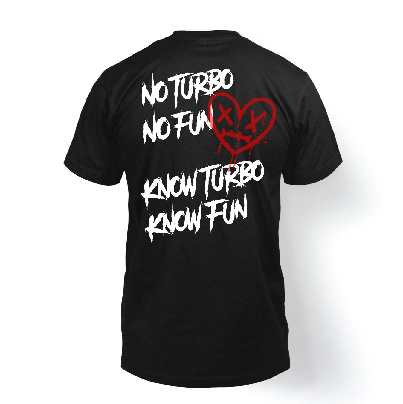 T-shirt "No Turbo" in Black - Canvai