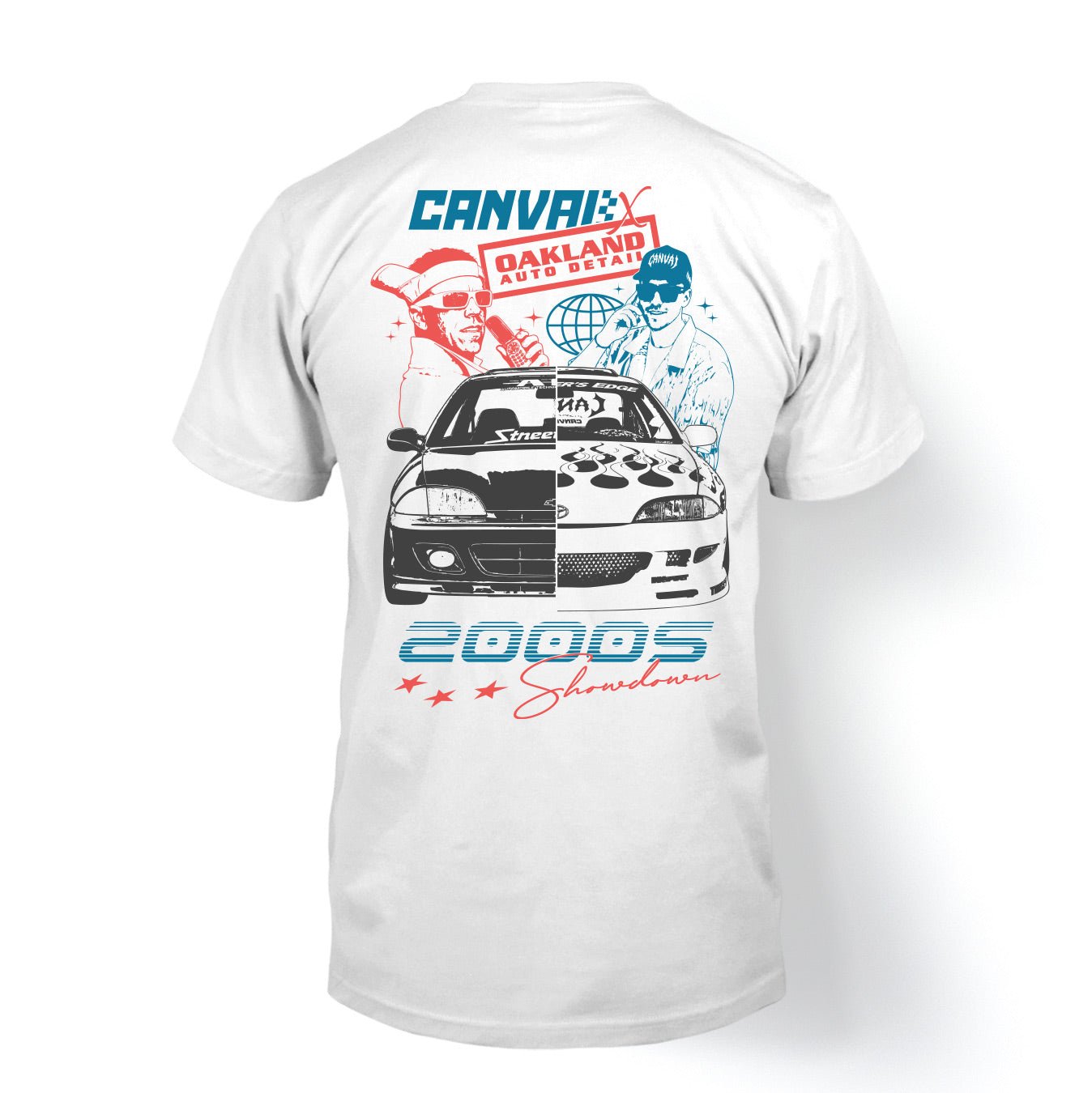 T-shirt "Oakland x Canvai" in White - Canvai