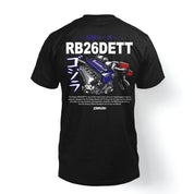 T-shirt "RB26" in Black - Canvai