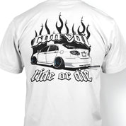 T-shirt "Ride or Die" in White - Canvai