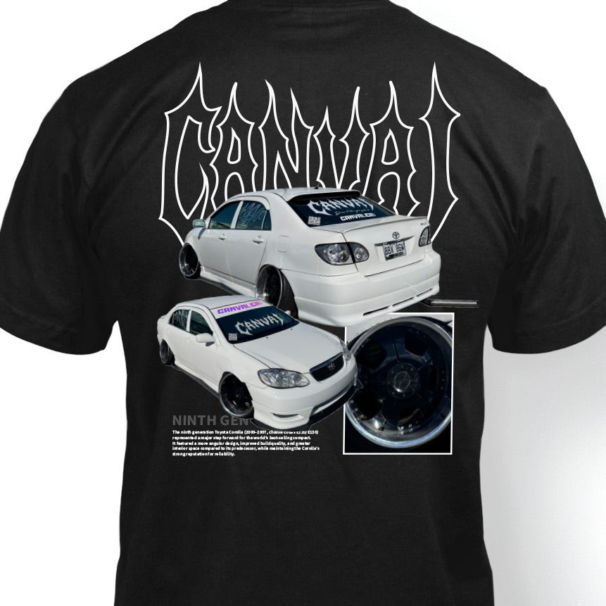 T-shirt &quot;Rolla Core&quot; in Black - Canvai