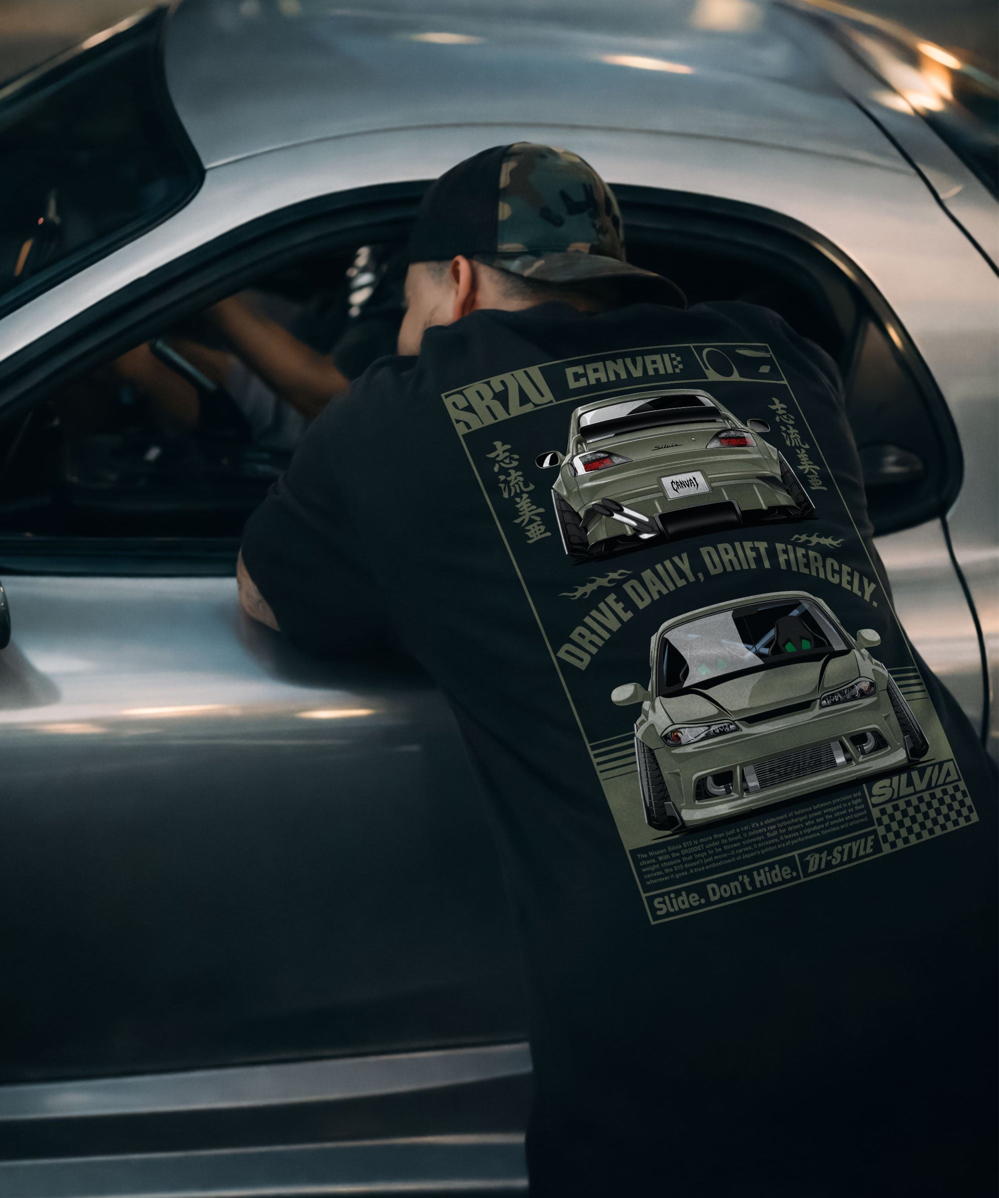 T-shirt "S15 Legend" in Black - Canvai