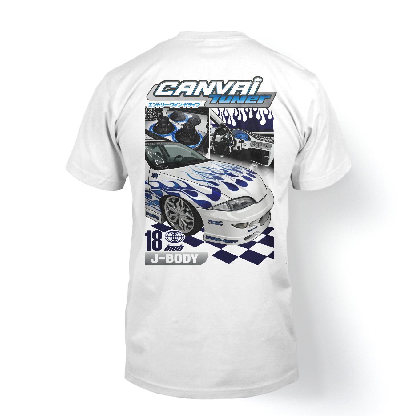 T-shirt "S2K Cavalier" in White - Canvai