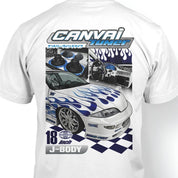 T-shirt "S2K Cavalier" in White - Canvai