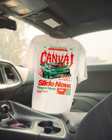 T-shirt "Slide Now" in White