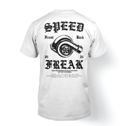 T-shirt "Speed Freak" in White - Canvai