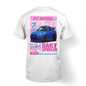 T-shirt "TFJapan R34" in White - Canvai