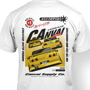 T-shirt "Touge" in White - Canvai