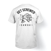 T-shirt "Get Screwed" Canvai in White